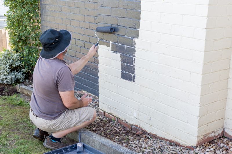 Brick Wall Painting in Waco, TX