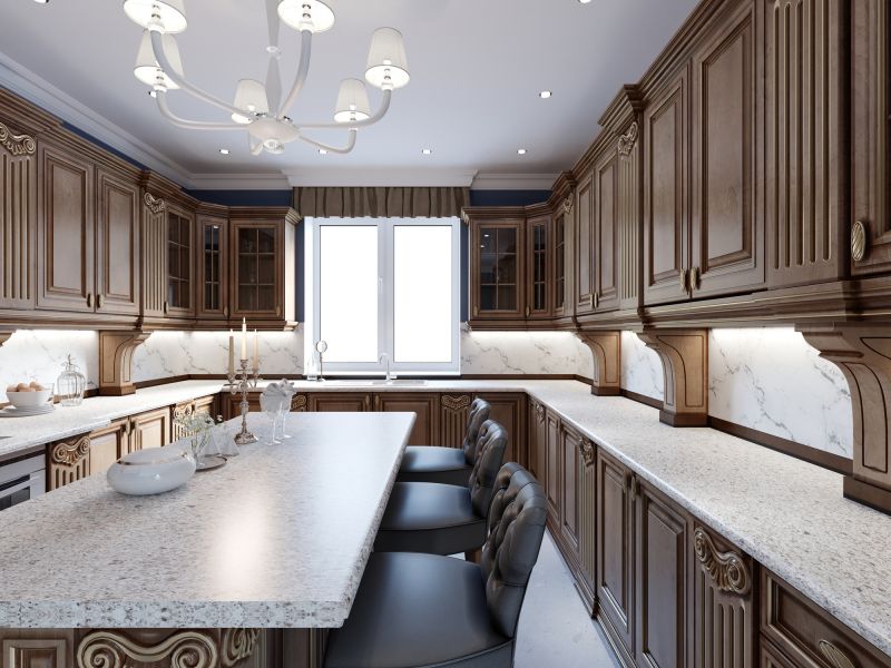 Built In Cabinetry Staining in Lafayette, IN