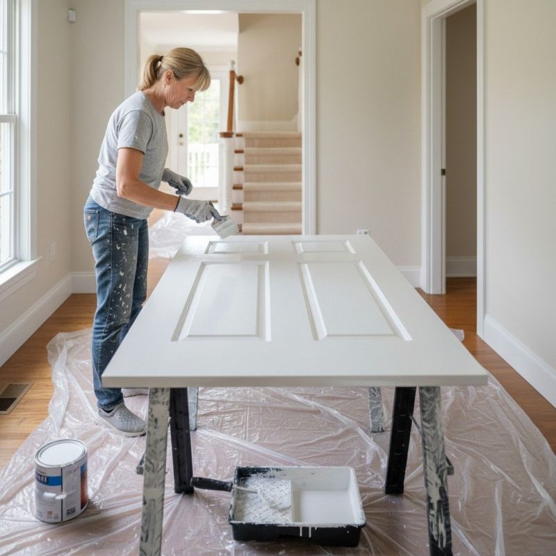 Exterior Door Painting